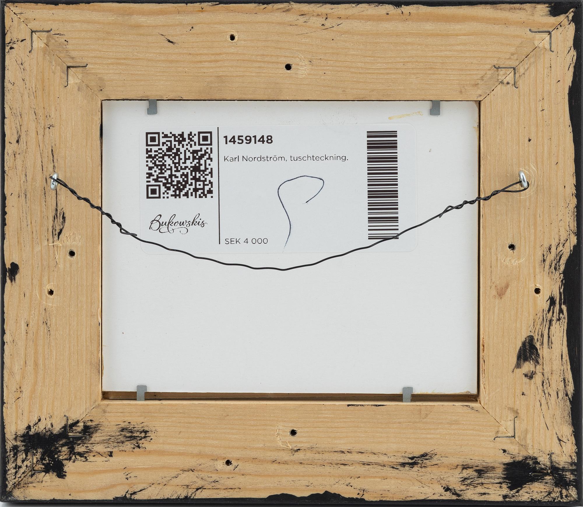 Karl Nordström, tuschteckning.