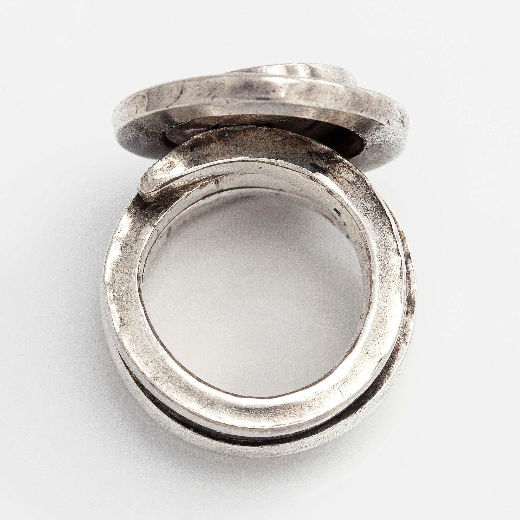 Alexander Calder, a late 1930s silver ring.
