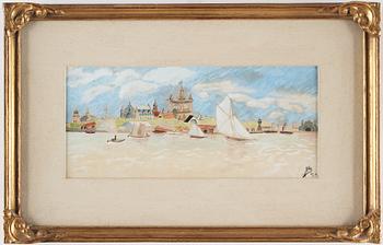 UNKNOWN ARTIST, 19th Century, watercolour, signed and dated.