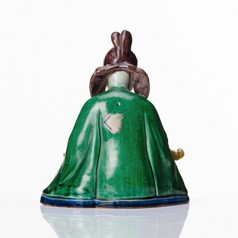 Figurin, porslin. Qingdynastin, Kangxi (1662-1722).