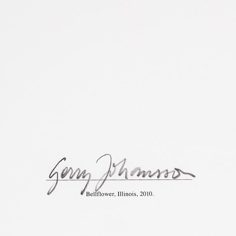 GERRY JOHANSSON, silver gelatine photograph, signed Gerry Johansson in pencil. Edition 031/100.