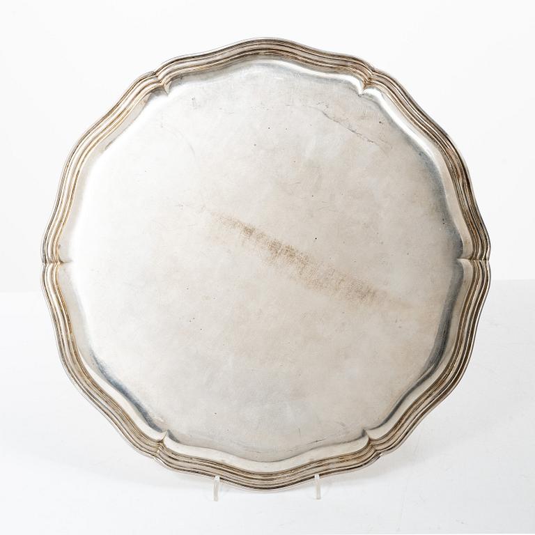 A silver tray, Sam Pettersson AB, Linköping, Sweden, 1929.