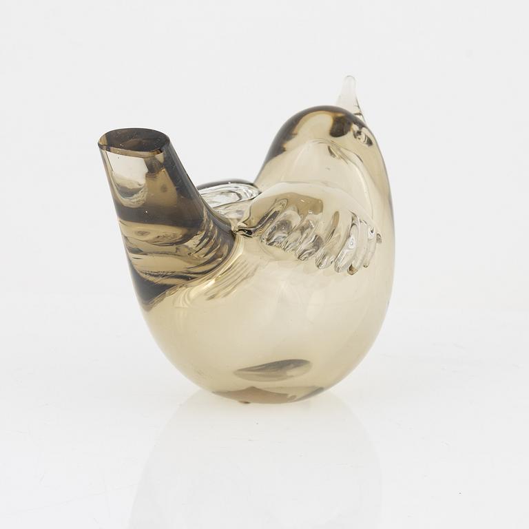 Tyra Lundgren, a glass sculpture of a bird, Venini, Murano, Italy circa 1937-38.