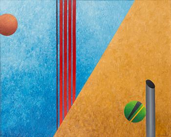 Karl Momen, oil on canvas, signed and dated -89.