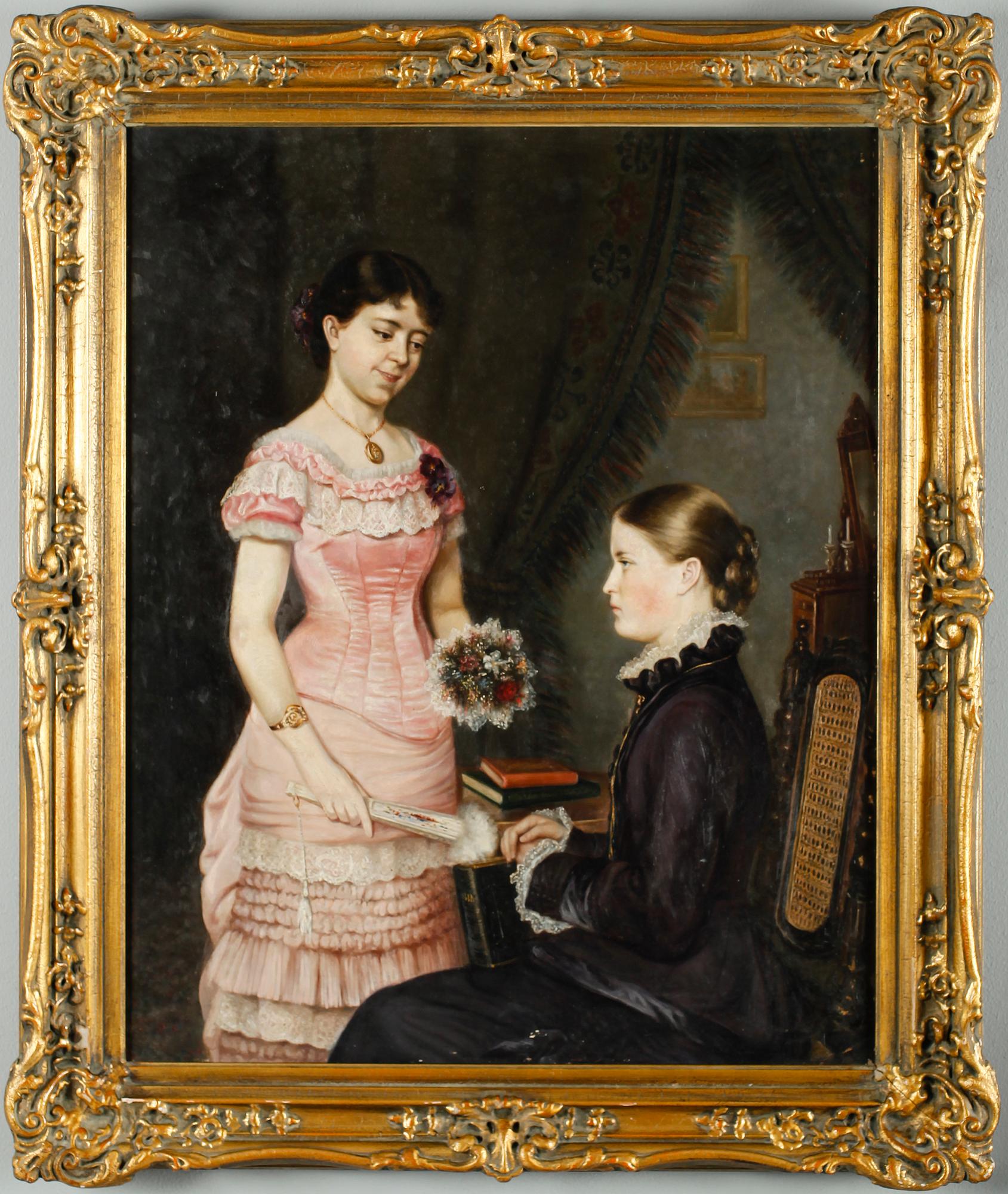 LOTTEN VON GEGERFELT, olja på duk, signerad och daterad 1882.