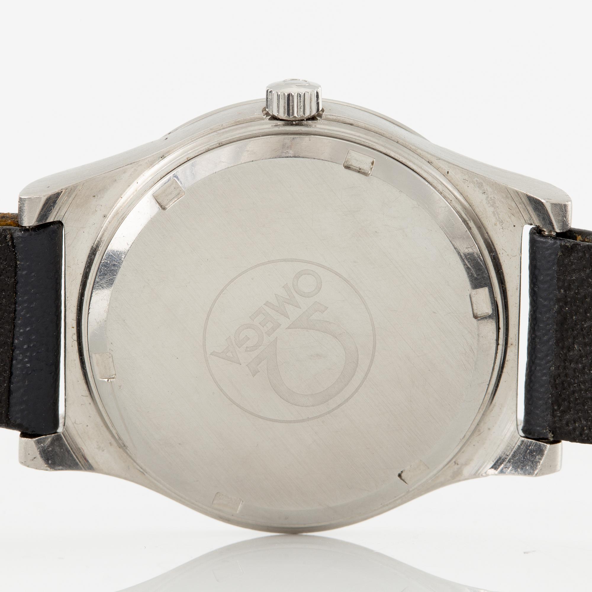 Omega, Genève, wristwatch, 36 mm.