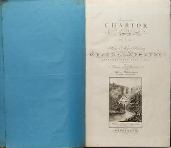 ATLAS JA KAKSI KIRJAA, S.G.Hermelin "Geograpiske Chartor öfver Sverige", Stockholm 1797.