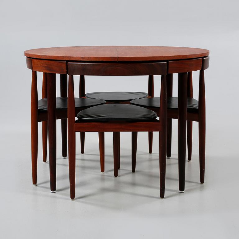MATGRUPP, 5 delar, Hans Olsen, Frem Röjle, Danmark, 1950/60-tal.