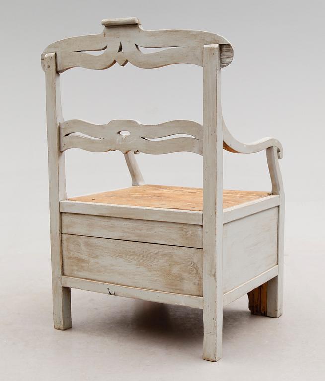 KARMSTOL, allmoge, 1800-talets mitt.