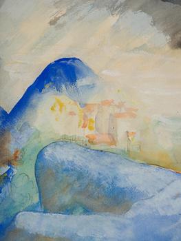 Isaac Grünewald, Reclining Nude.