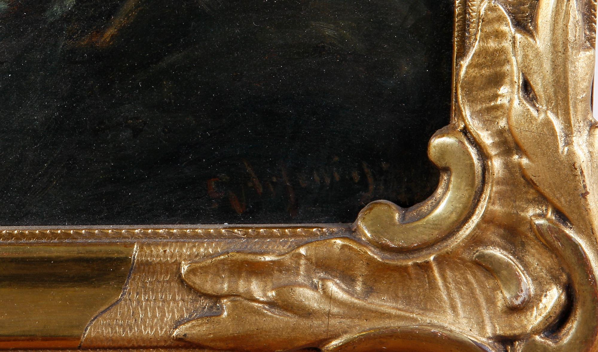 ARSENIUS, GEORG. Olja på duk. Sign.