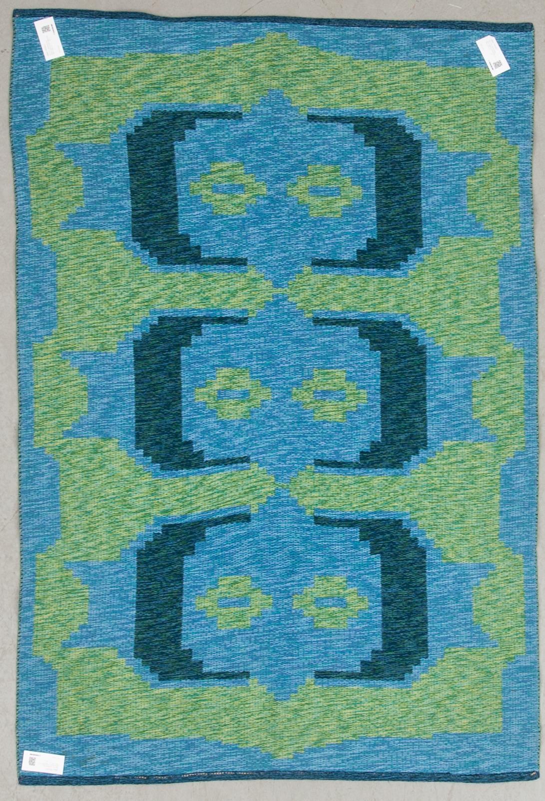 MATTA, dubbelsidig, 1900-talets andra hälft. Ca 199 x 135 cm.