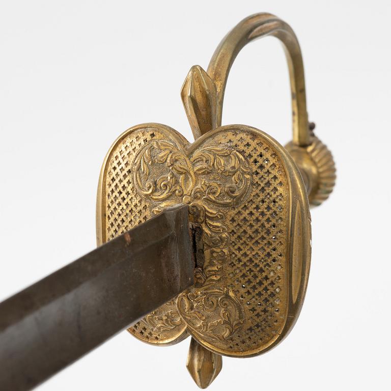 A Swedish infantry officer's sword 1830s/1840s.