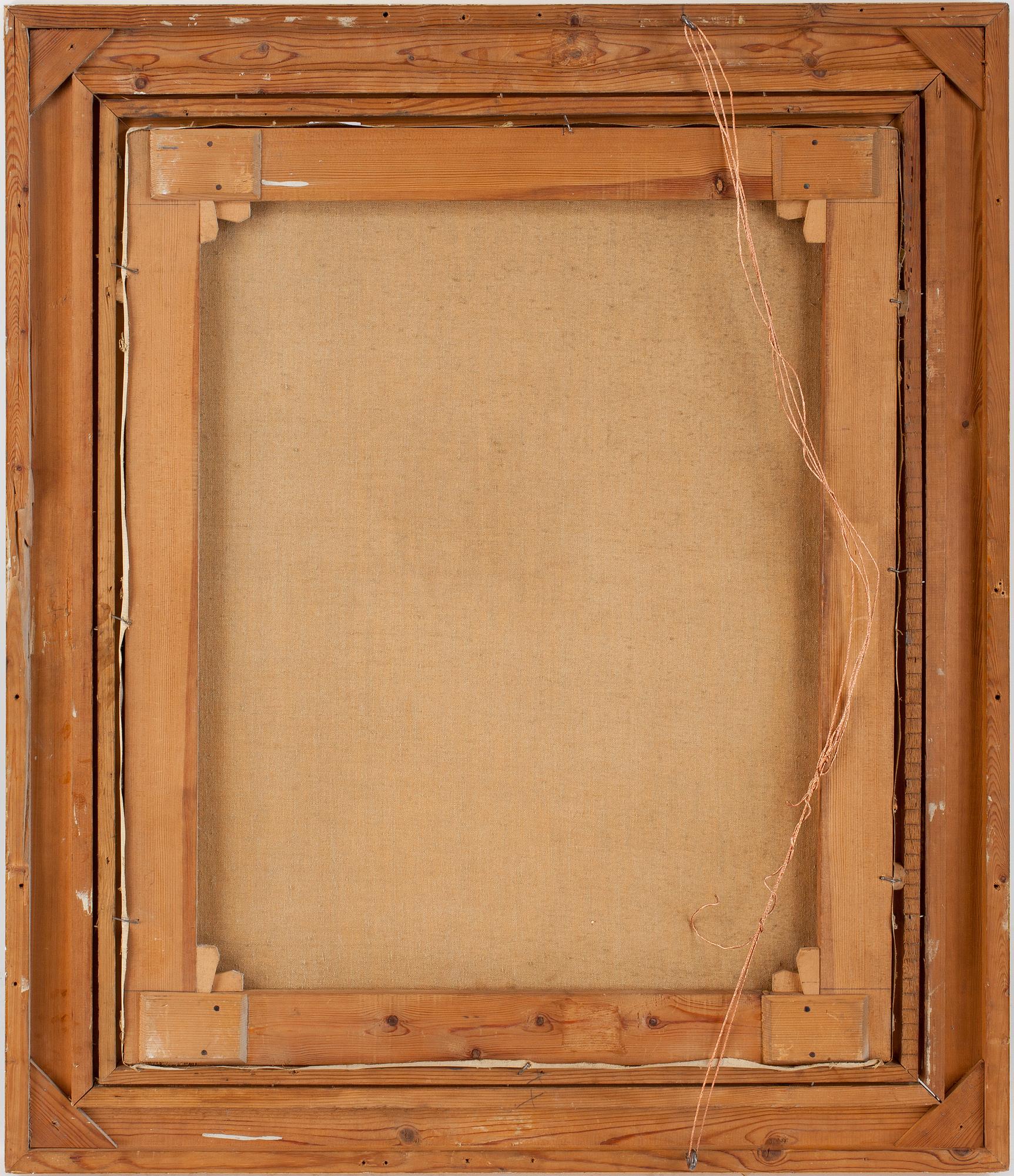 ALFRED OLSEN, olja på duk, sign o dat - 1916.