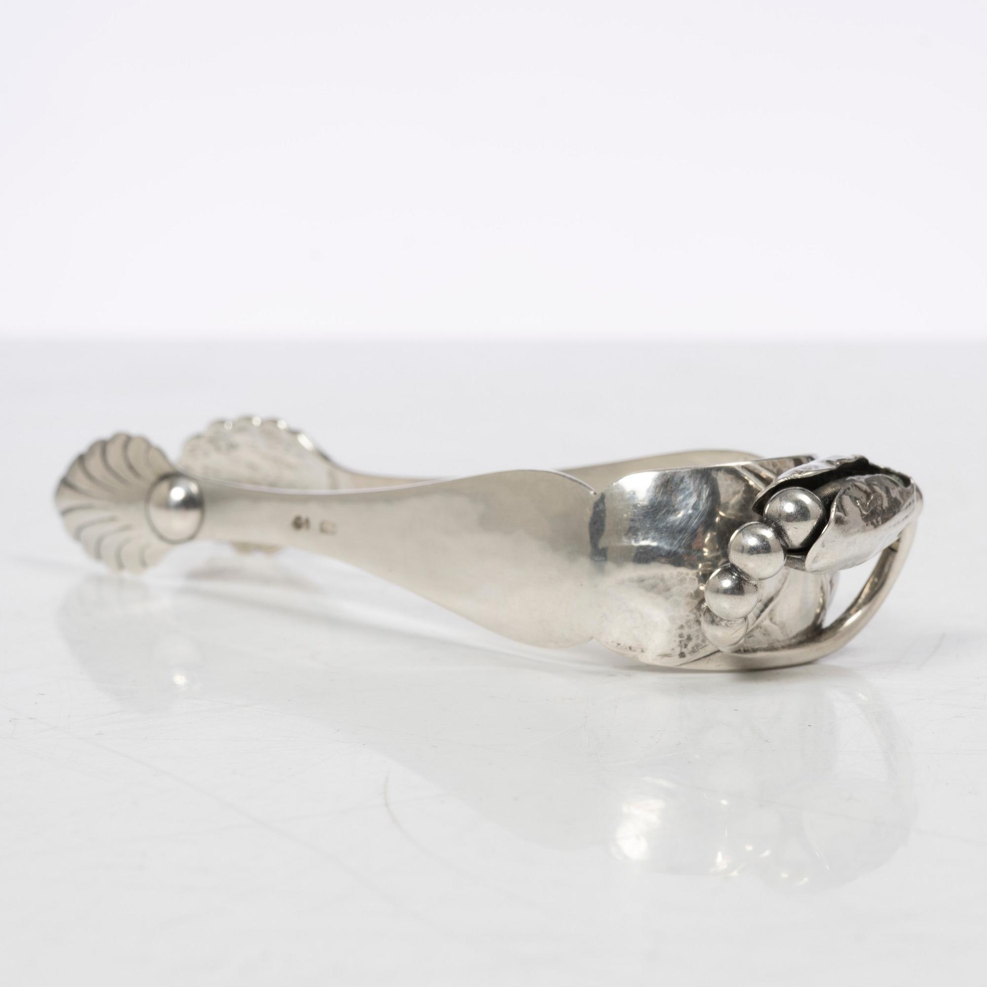 Georg Jensen, sockertång, silver, design nr 108, Köpenhamn 1919-1927.