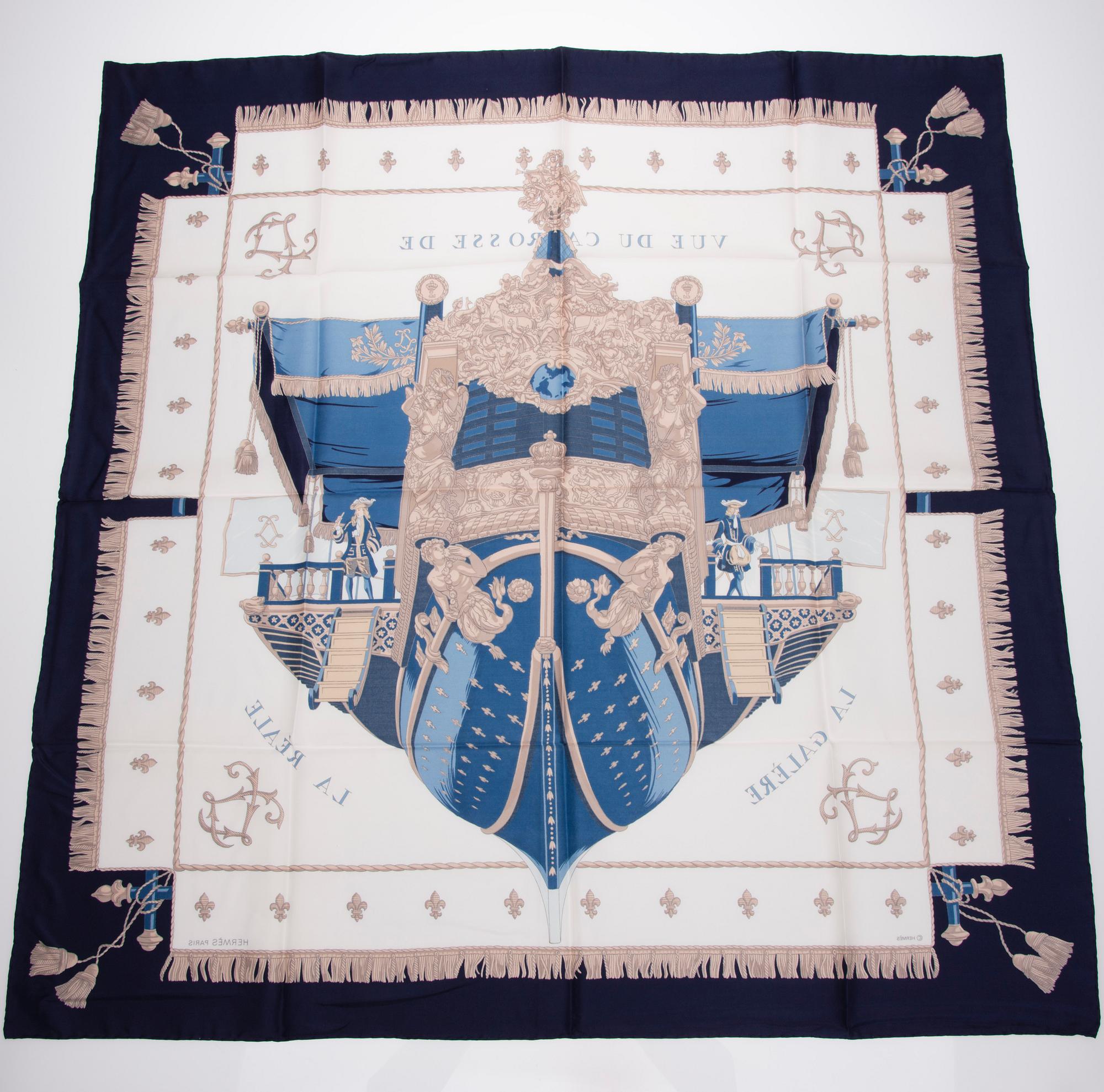 HUIVI, "Vue du Carrosse de la Galère la Réale", Hermès.