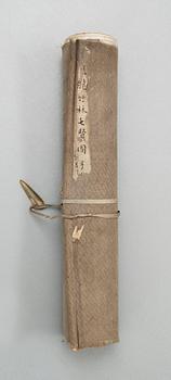RULLMÅLNING, Kina, 1800/1900-tal.