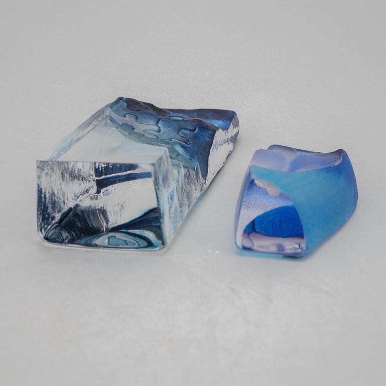 Mats Jonasson, glasskulpturer, 2st, Målerås Glasbruk.