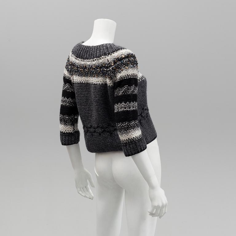 CARDIGAN, Moschino, Cheap and Chic, italiensk storlek 44.