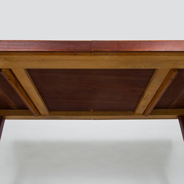 Carl Gustaf Hiort af Ornäs, a mid-20th-century 'Näyttely Senior' dining table and 12 chairs for HMN Huonekalu Nupponen.