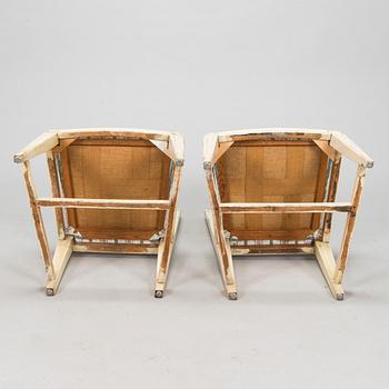A set of six similar early 19th-century chairs from Sweden.