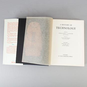 5 books "A history of technology" volume I-V.