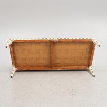 A Gustavian style sofa, early 20th century.