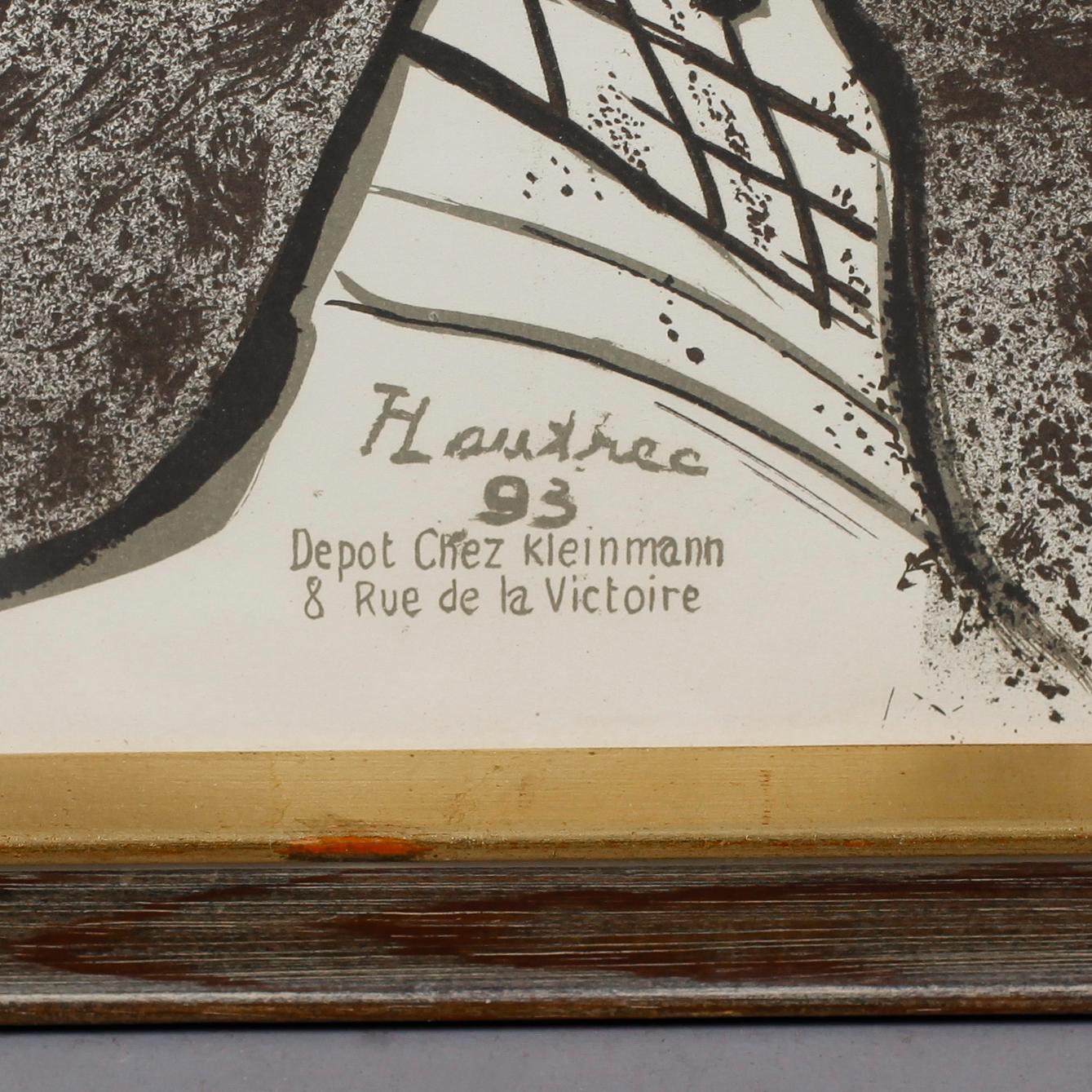 HENRI DE TOULOUSE-LAUTREC, efter, affisch, 1900-tal.