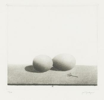 Pentti Kaskipuro, akvatint och torrnål, signerad och numrerad 64/100.