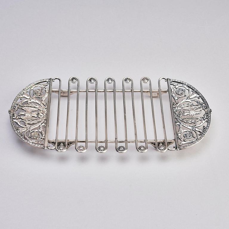 W.A. Bolin, sparrisgaller, silver, Moskva 1912-1917.