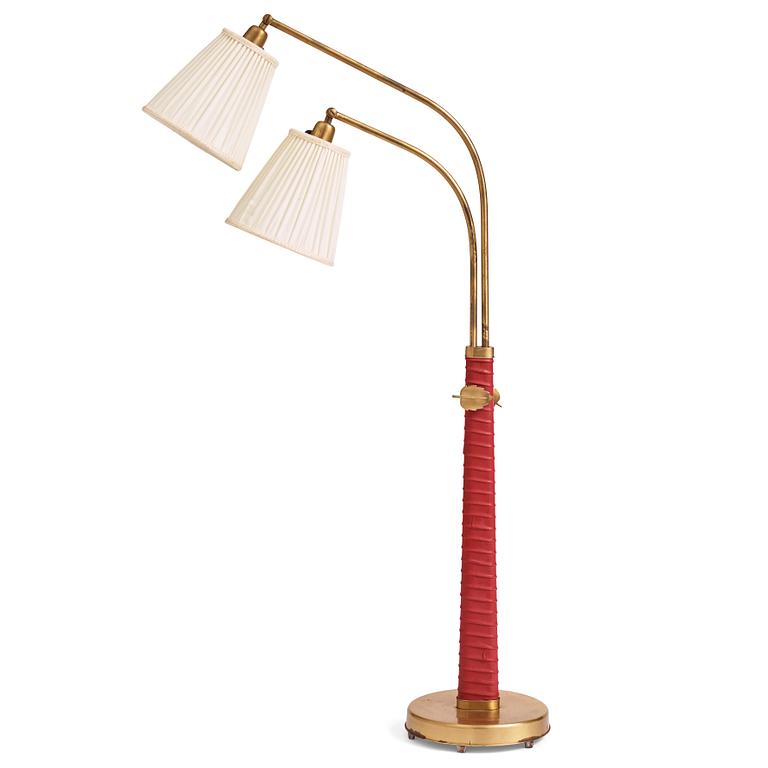 Hans Bergström, golvlampa, modell "505", ateljé Lyktan, Åhus 1930-40-tal.
