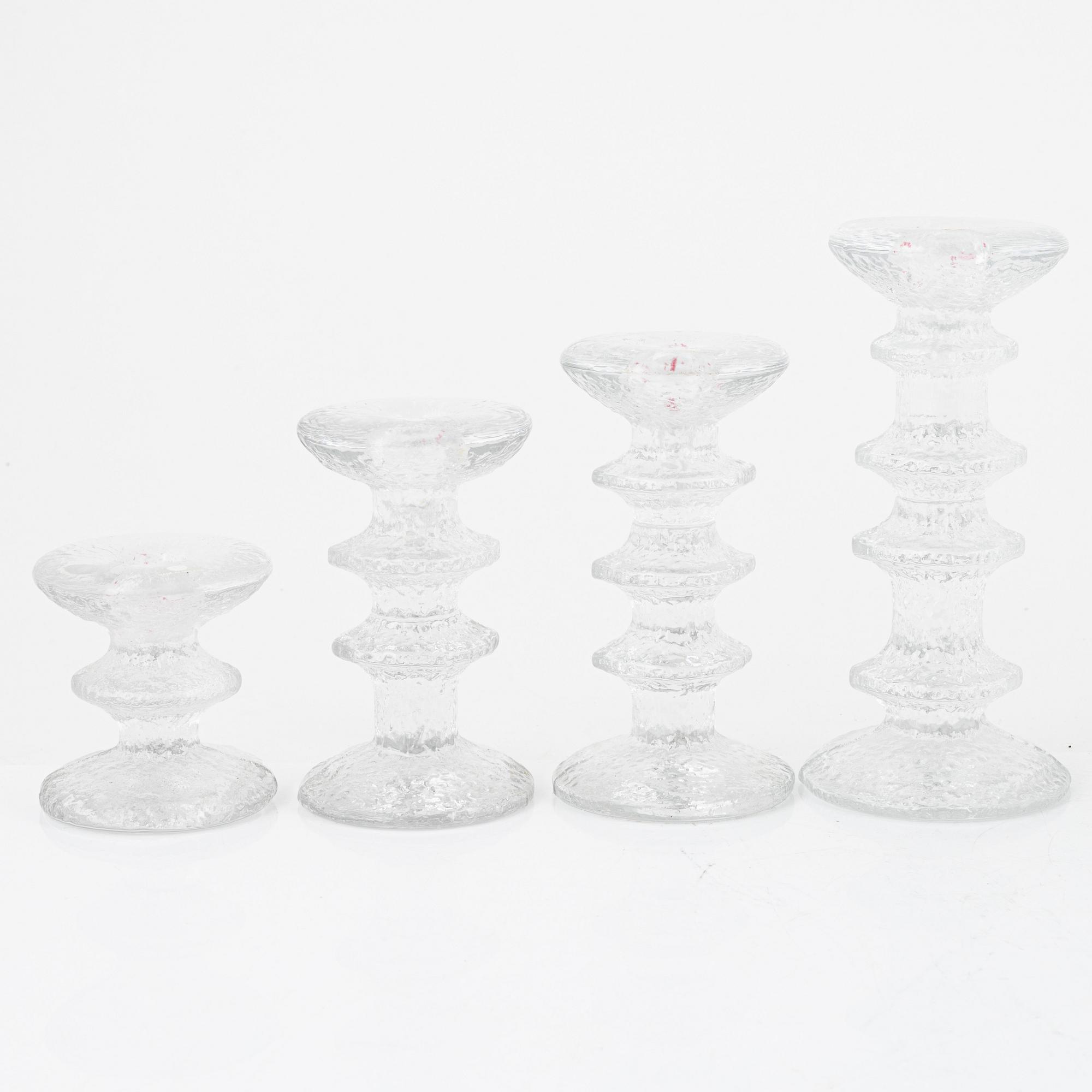 Timo Sarpaneva, candlesticks, 7 pcs, "Festivo", Iittala.