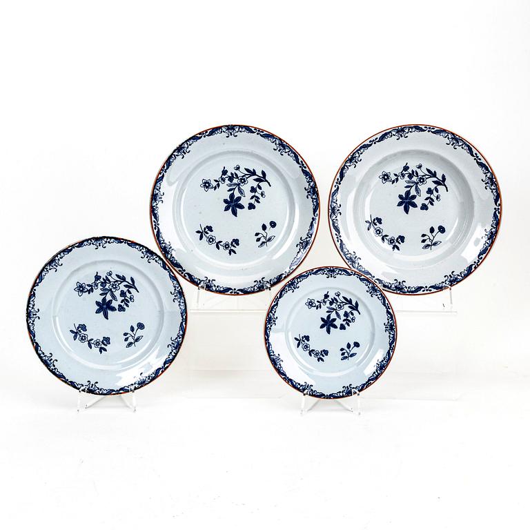 Service "Ostindia" 57 pcs Rörstrand flintware, second half of the 20th century.