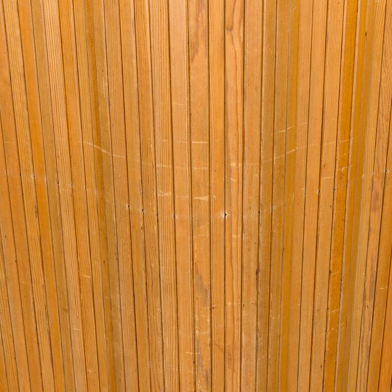 Alvar Aalto, a late 20th century '100' folding screen for O.Y. Huonekalu- ja Rakennustyötehdas A.B.