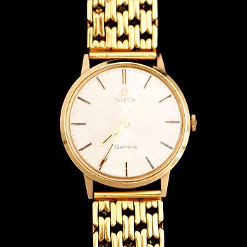 HERRARMBANDSUR, 18 k, Omega Genéve, 1970-tal.