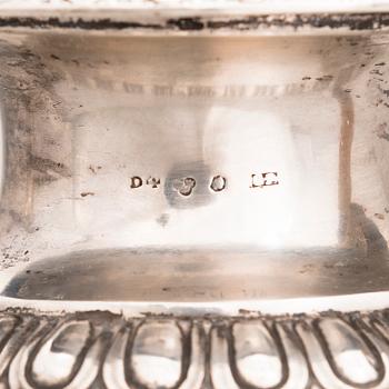 A Swedish Empire Style silver coffee pot, mark of Gustaf Focker, Stockholm, 1834.