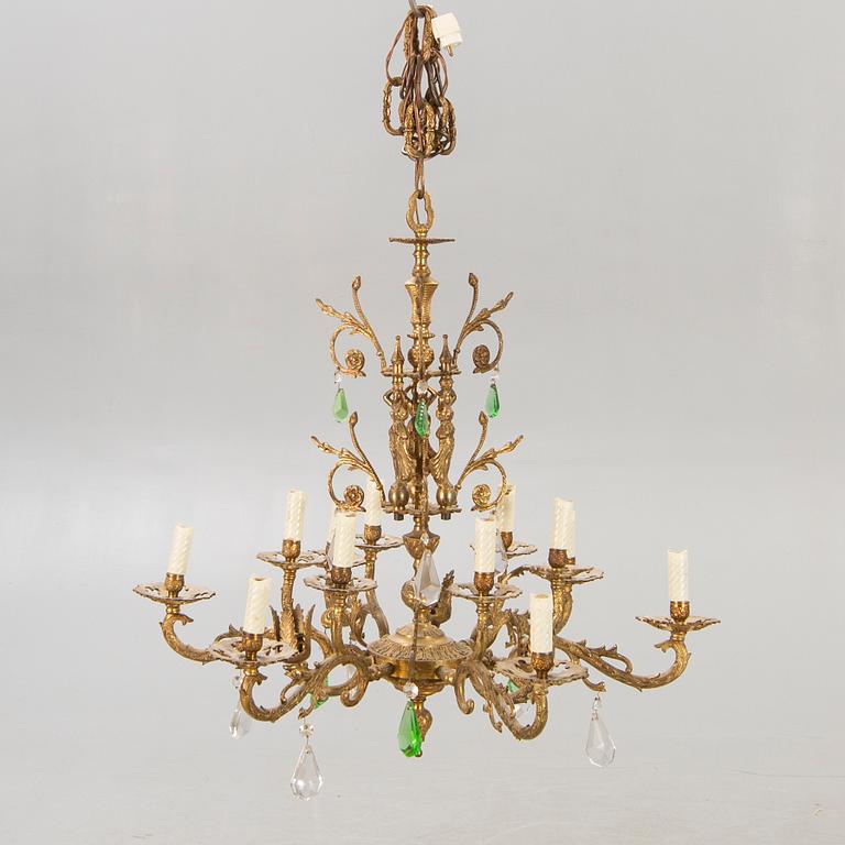 A chandelier second half of the 20th century.