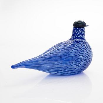 Oiva Toikka, a glass "Blue Bird", signed O. Toikka, Nuutajärvi.