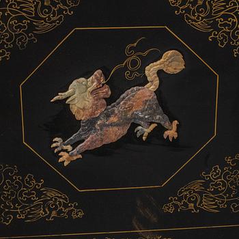 A folding screen, China, mid/second half of the 20th century.