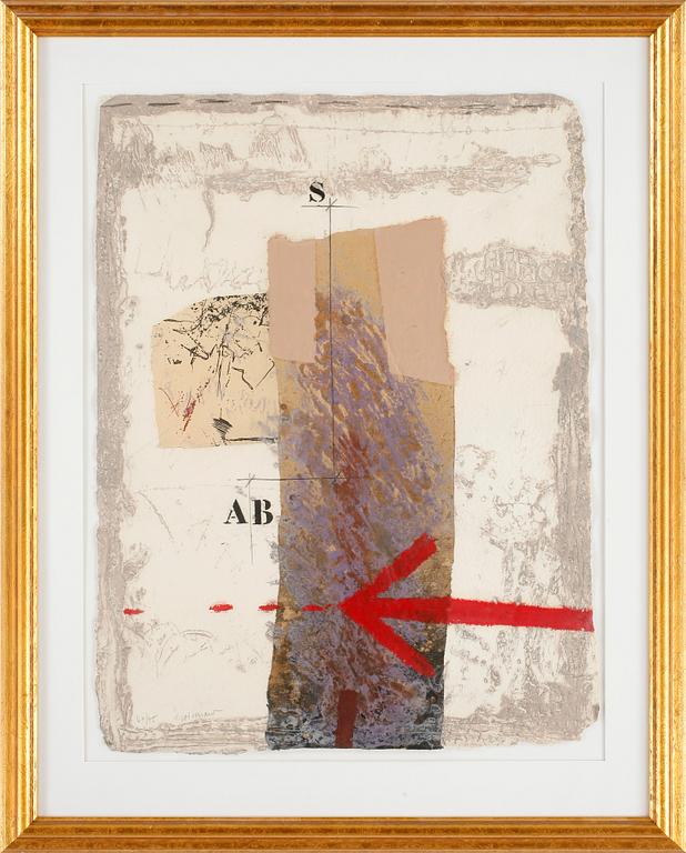 JAMES COIGNARD, carborundumetsning, signerad, numrerad 67/75.