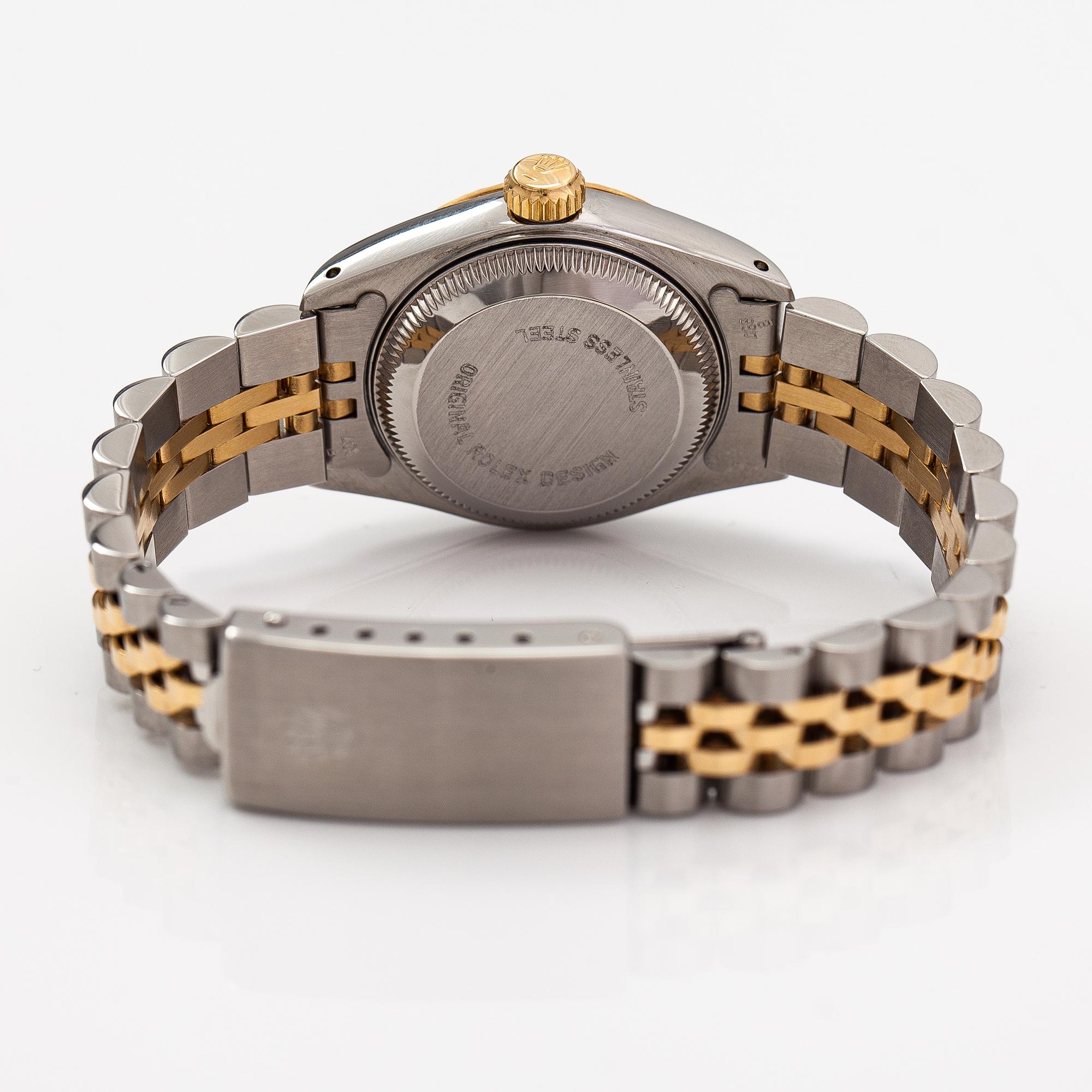 Rolex, Oyster perpetual, Datejust, armbandsur, 25 mm.