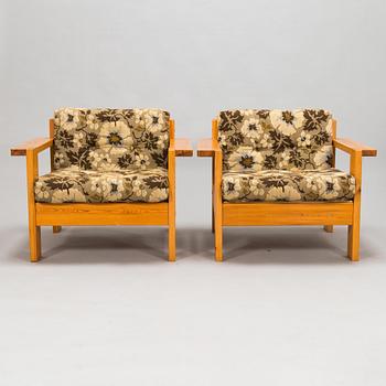 Fåtöljer, ett par, 1970-tal.