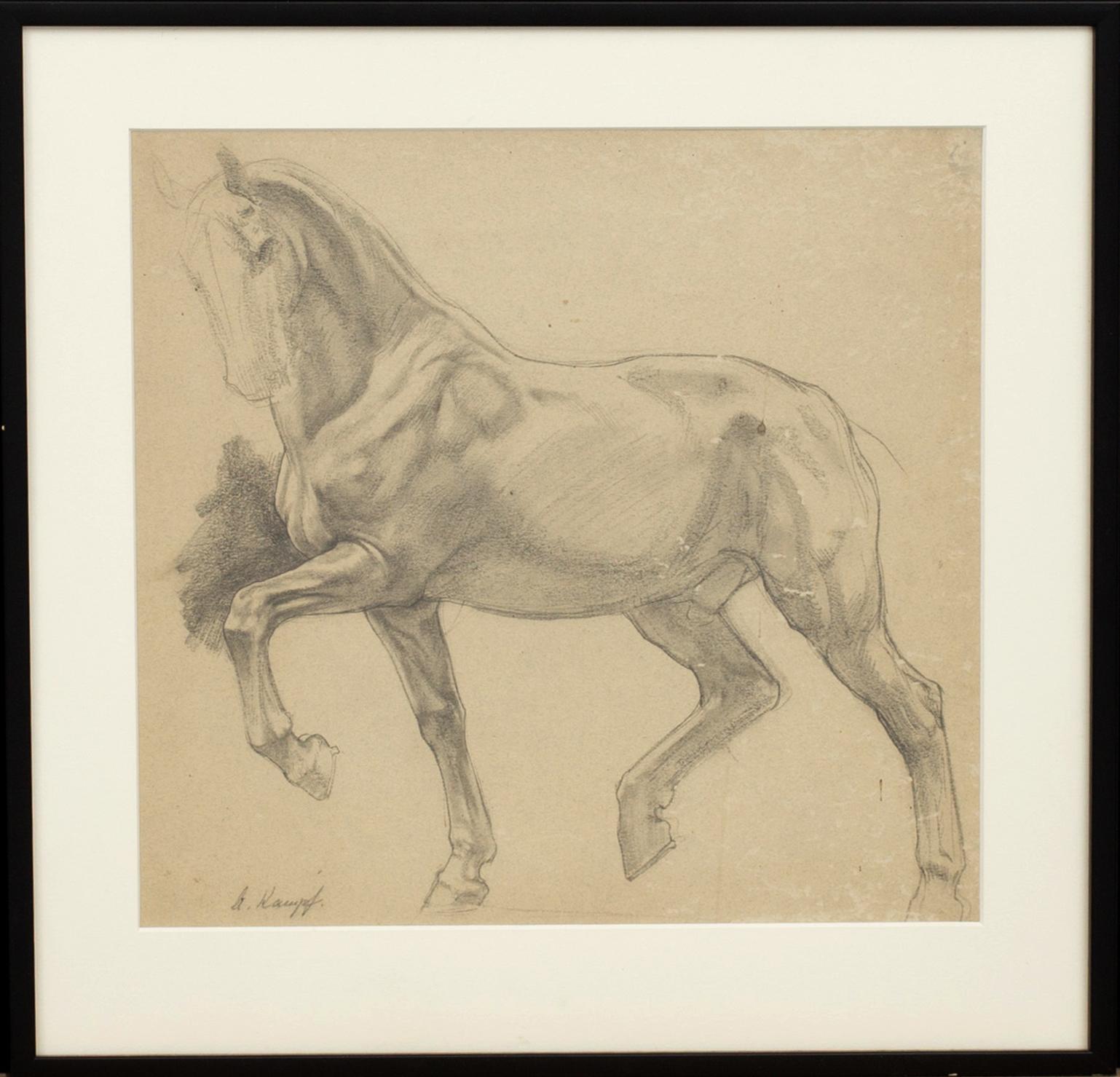 ARTHUR KAMPF, drawing signed.