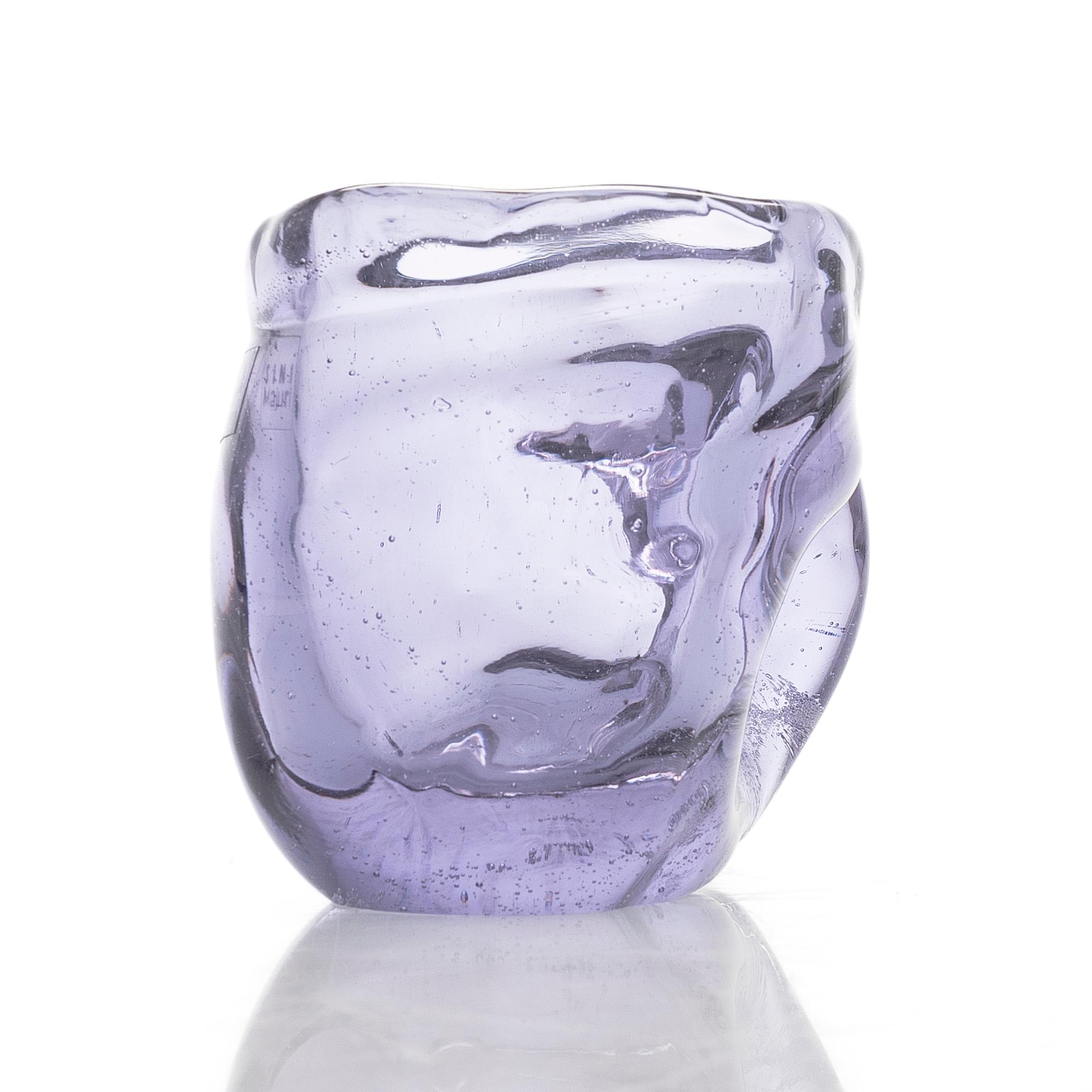 Sini Majuri, Art glass, 'Guksi', signed Sini Majuri. Riihimäki 2025.