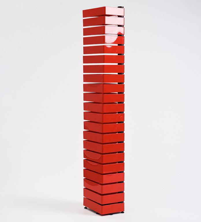 Shiro Kuramata, skåp/hylla, "Revolving Cabinet", Cappellini, efter 1970.