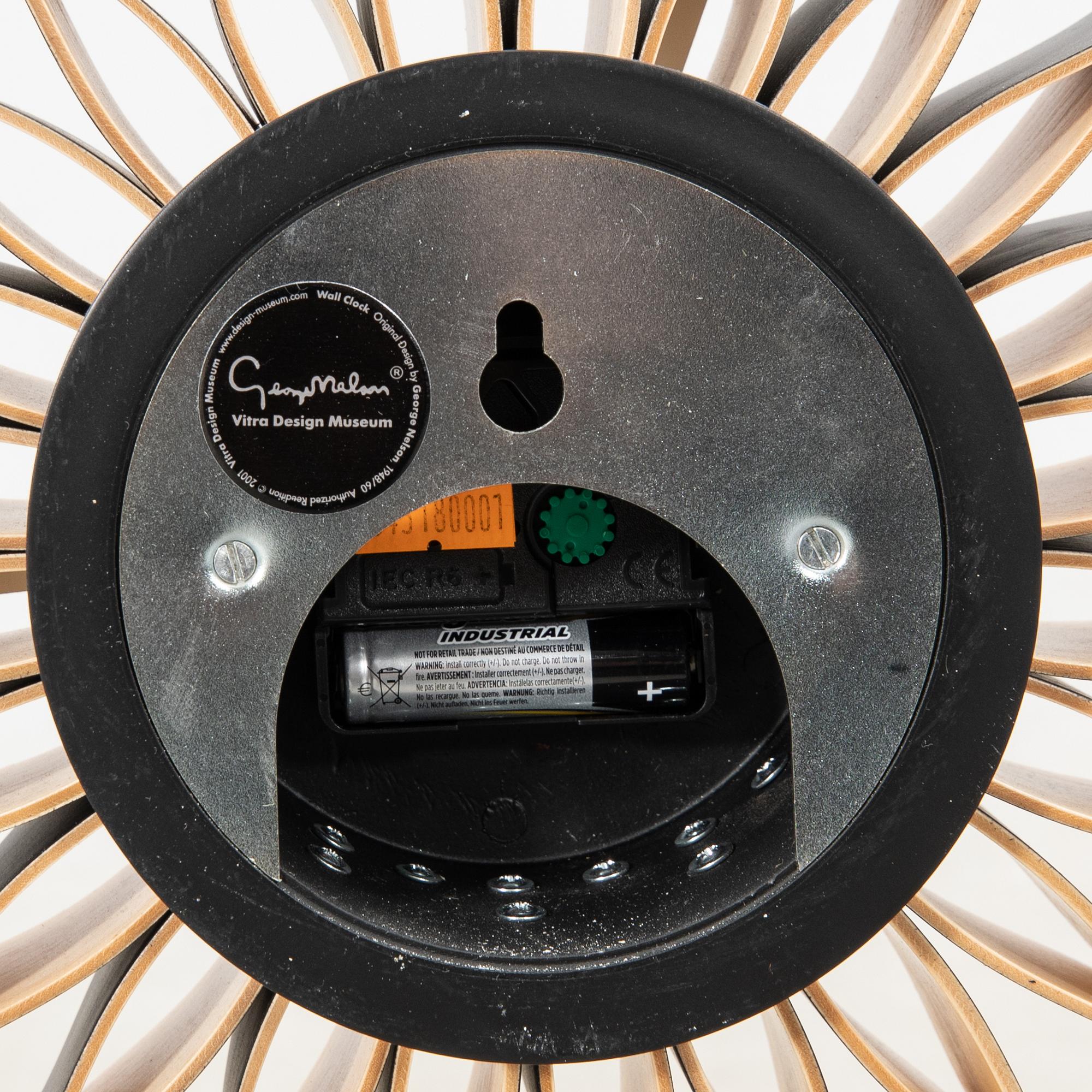 George Nelson, Wall clock, "Sunflower clock", Vitra.