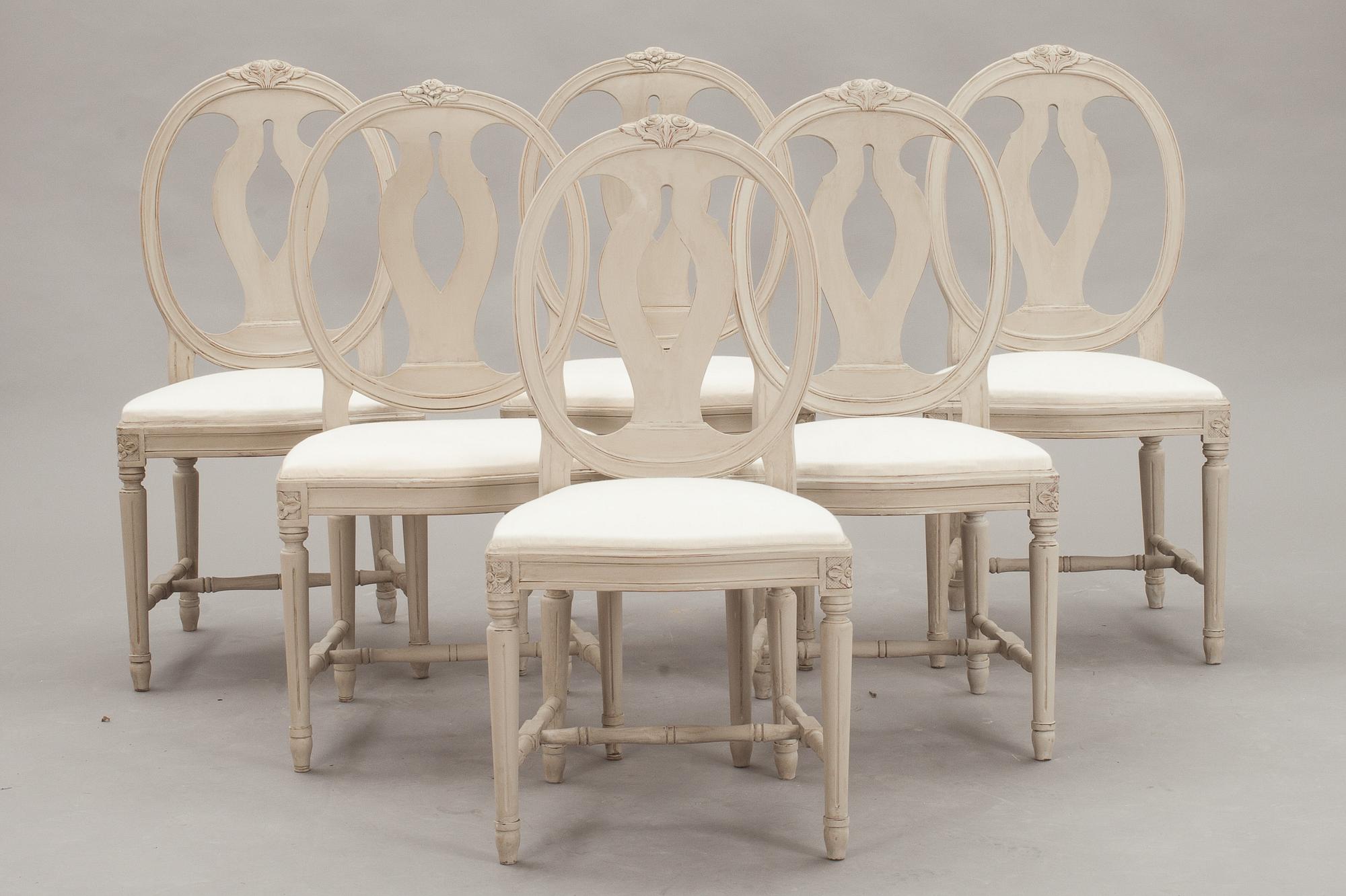 STOLAR, Gustaviansk stil. 1900-talets mitt.