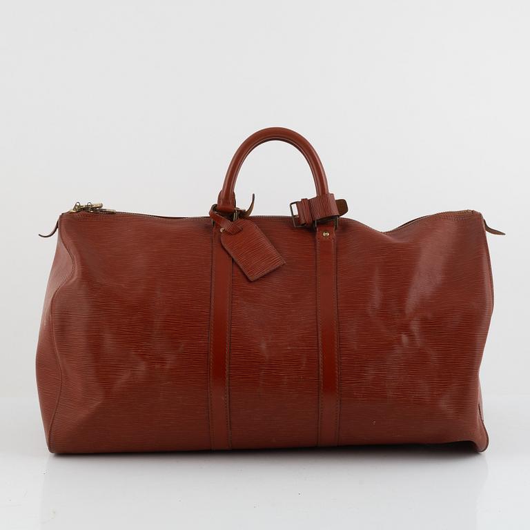 Louis Vuitton, weekend bag, "Keepall 55 Epi", 1988.