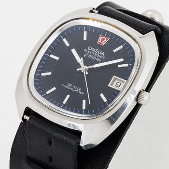 OMEGA, De Ville, Electronic (f 300 HZ), Chronometer, armbandsur, 37,5 (42) mm.