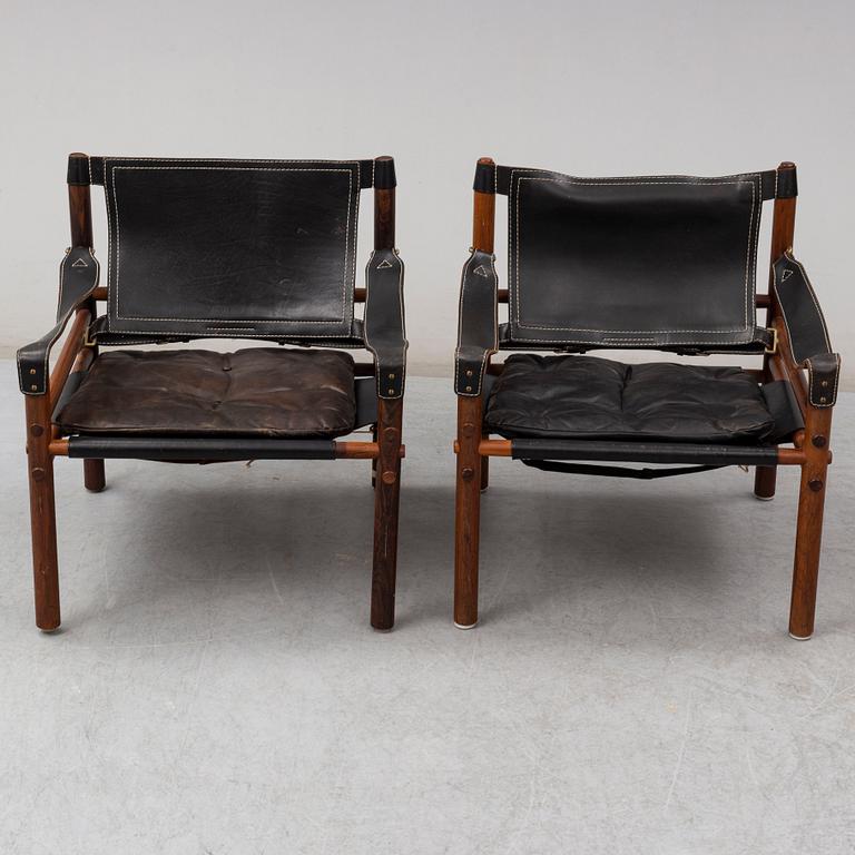 ARNE NORELL, fåtöljer, ett par, "Sirocco", Norell Möbel, modellen formgiven 1964.